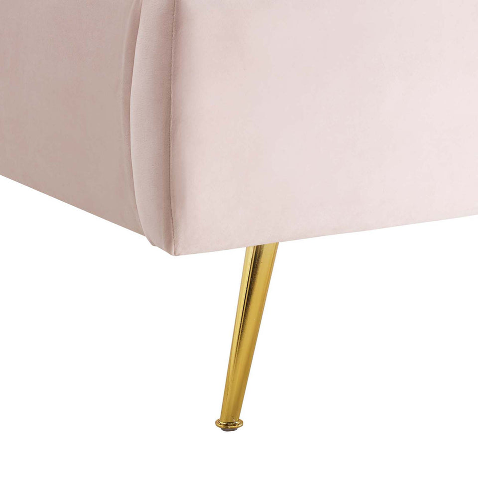 Lana Performance Velvet Queen Wingback Platform Bed by Modway
