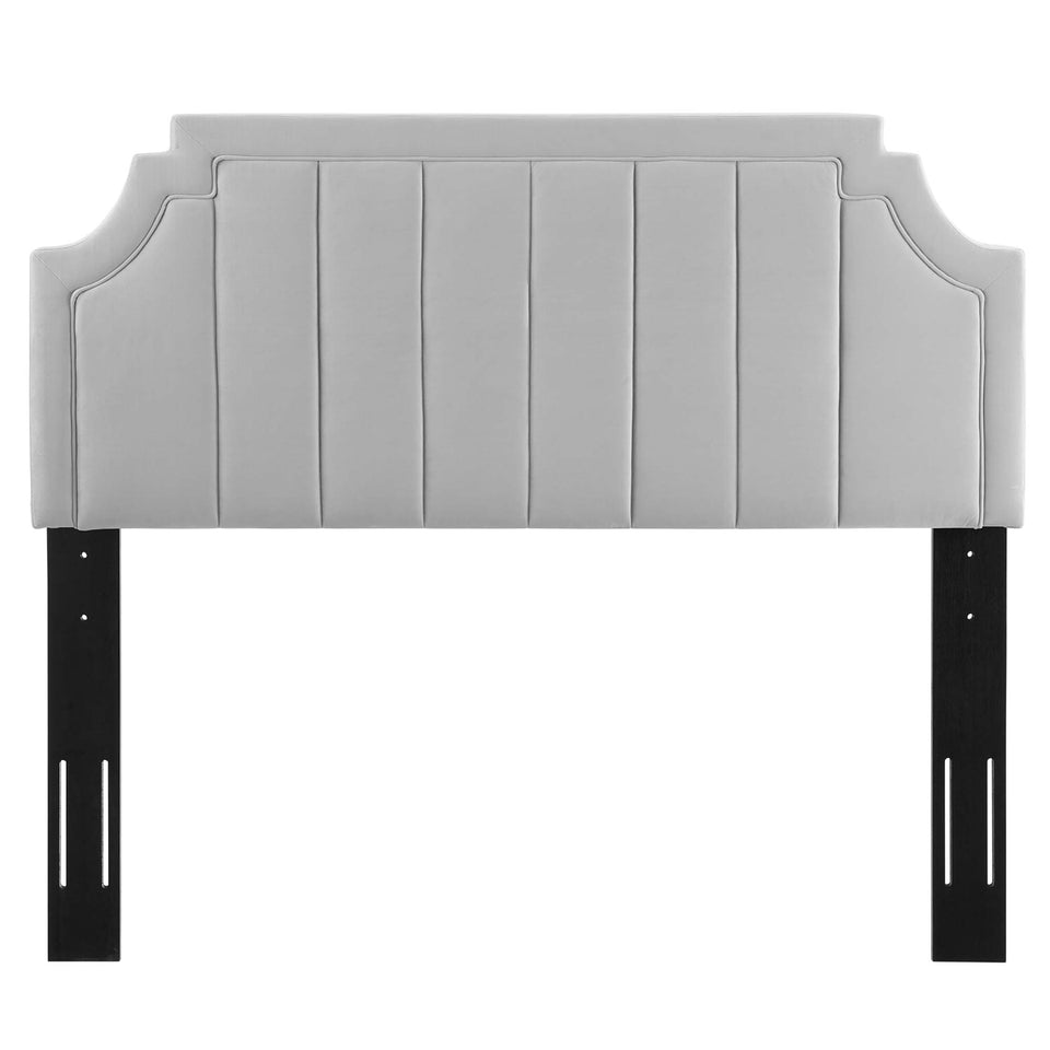 Alyona Channel Tufted Performance Velvet Full/Queen Headboard by Modway