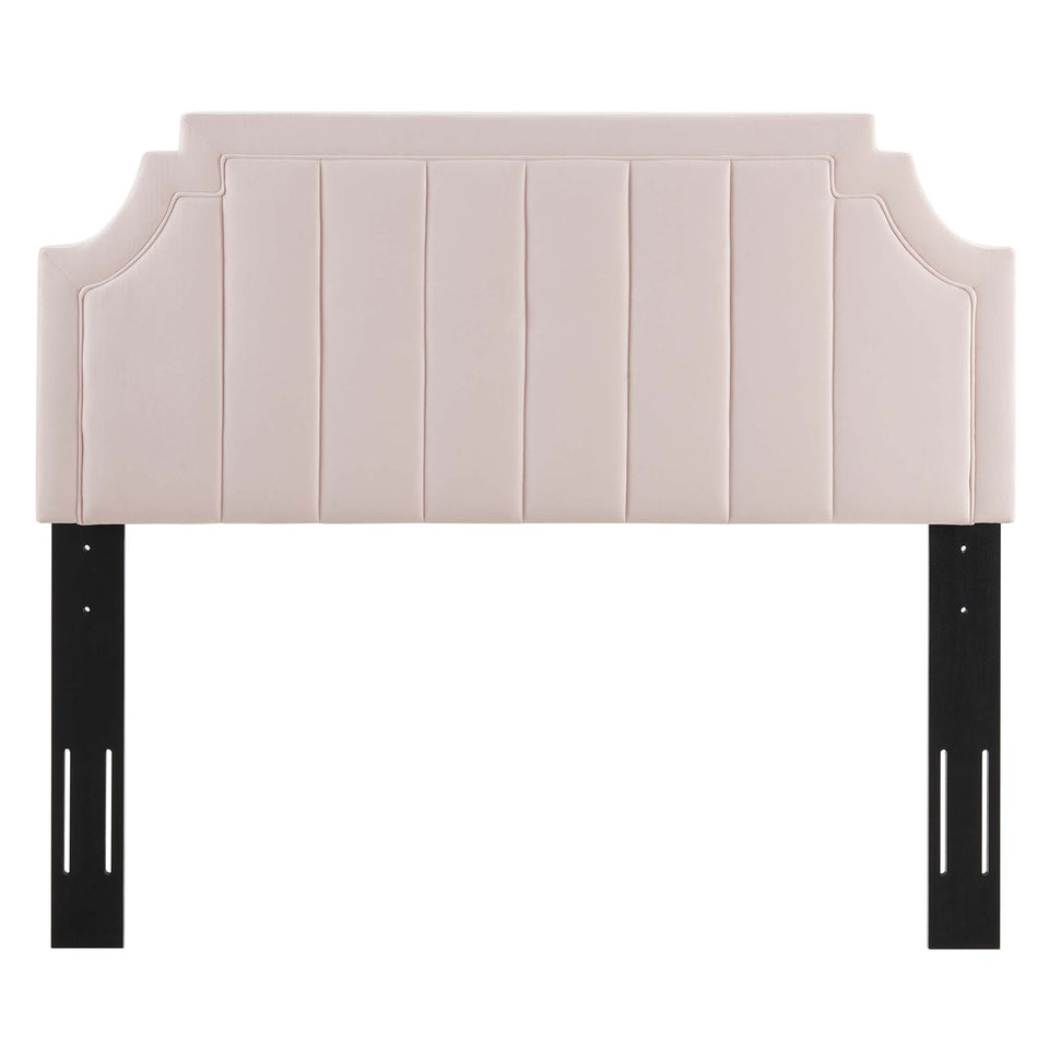 Alyona Channel Tufted Performance Velvet Full/Queen Headboard by Modway