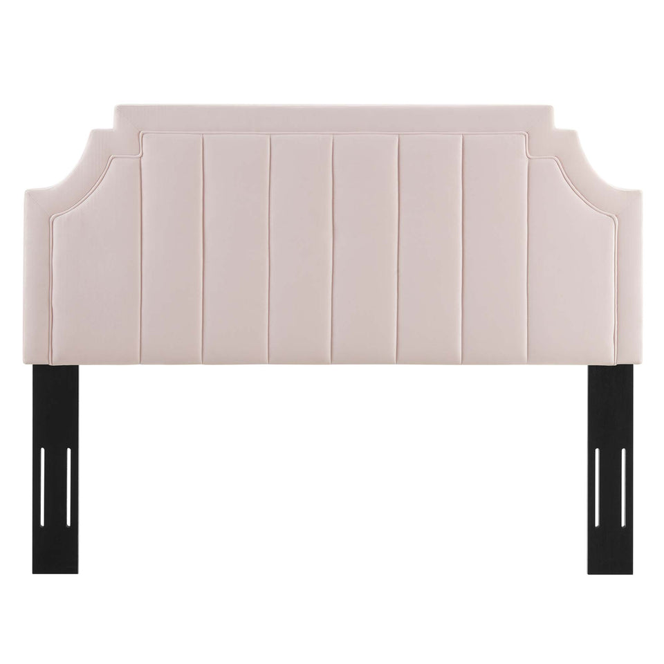 Alyona Channel Tufted Performance Velvet Full/Queen Headboard by Modway