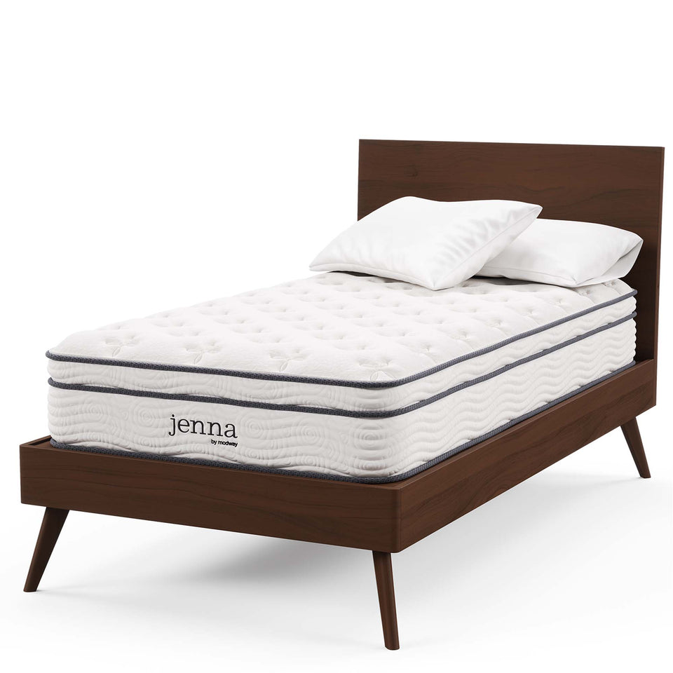 Jenna 10" Innerspring and Foam Twin XL Mattress by Modway
