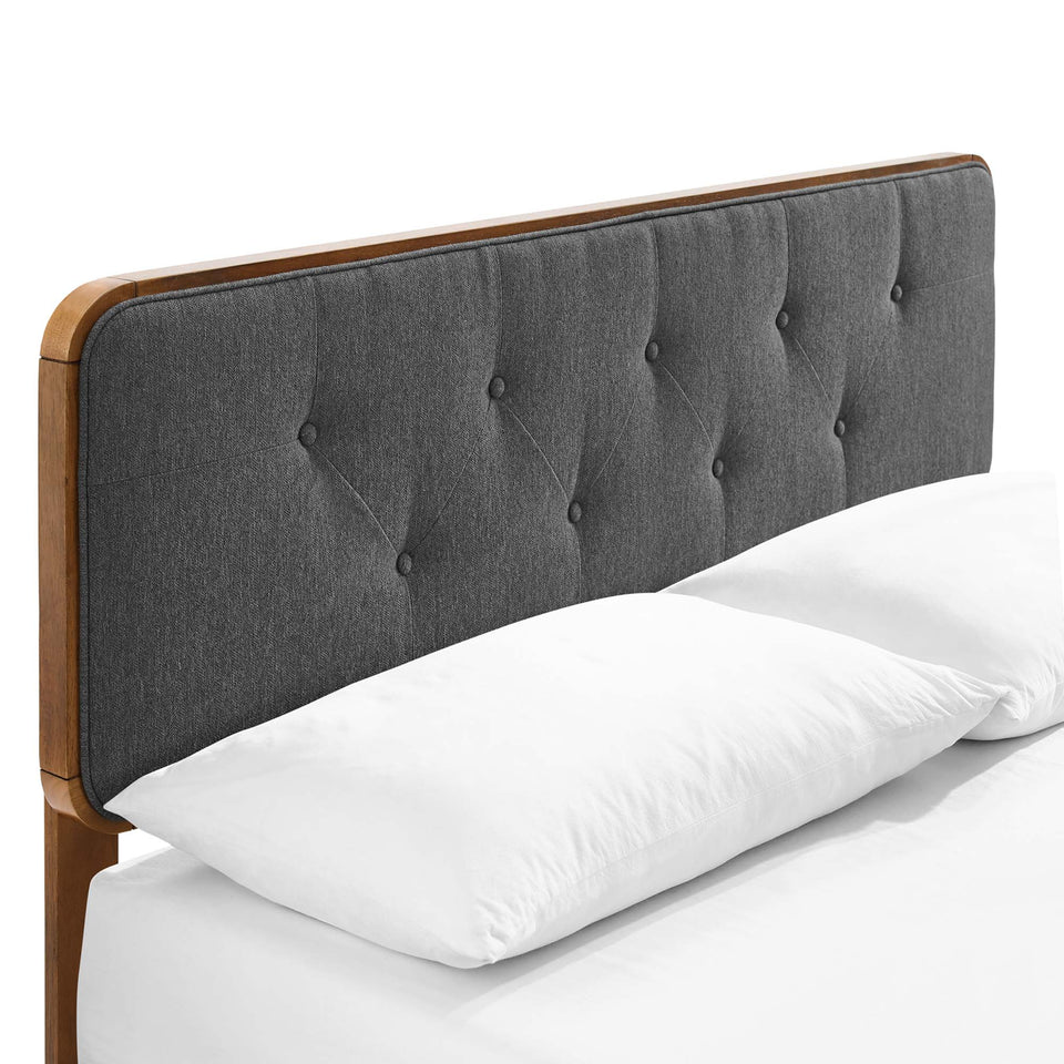 Bridgette Wood Queen Platform Bed With Angular Frame by Modway