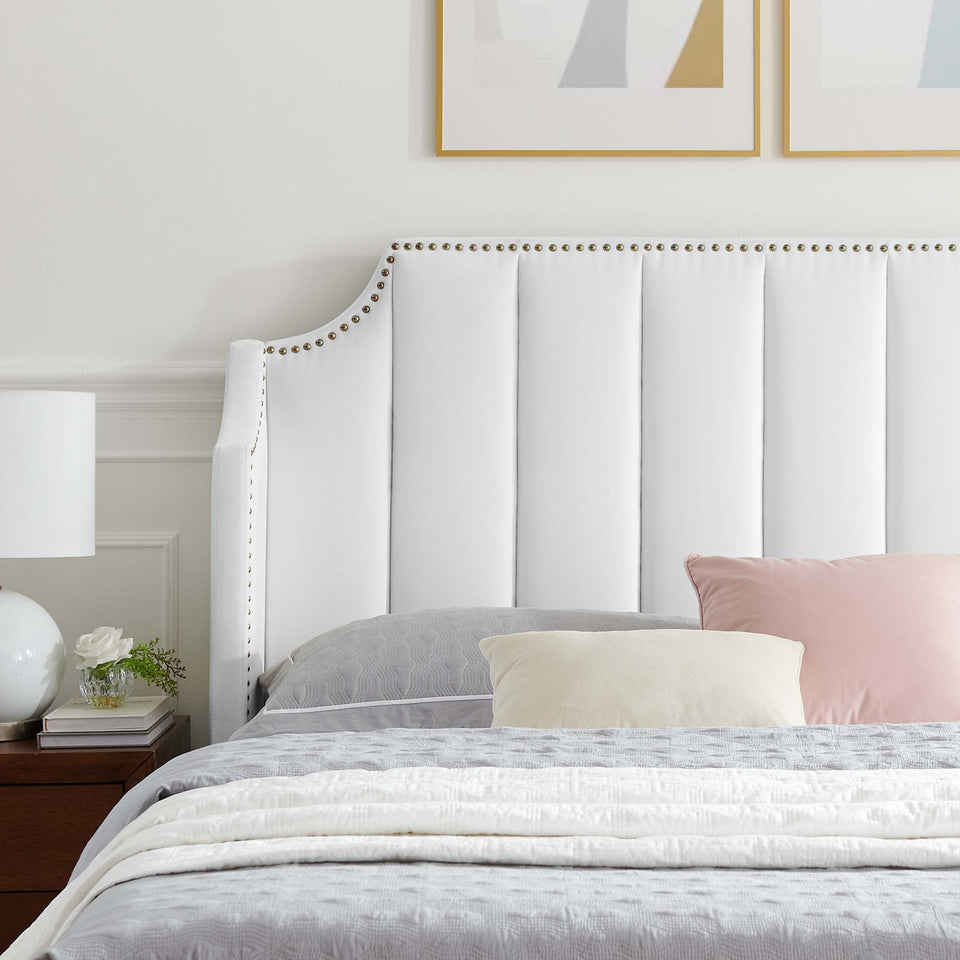 Daniella Performance Velvet Queen Platform Bed by Modway