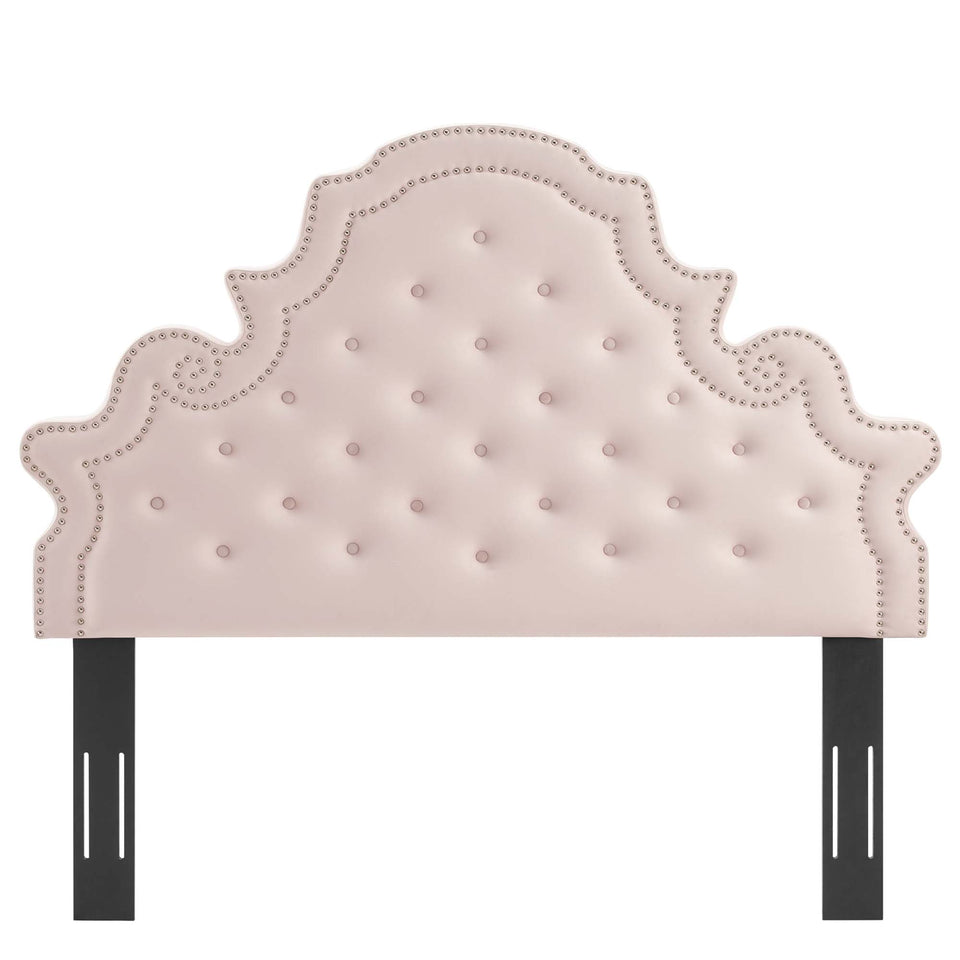 Gwyneth Tufted Performance Velvet Queen Platform Bed by Modway
