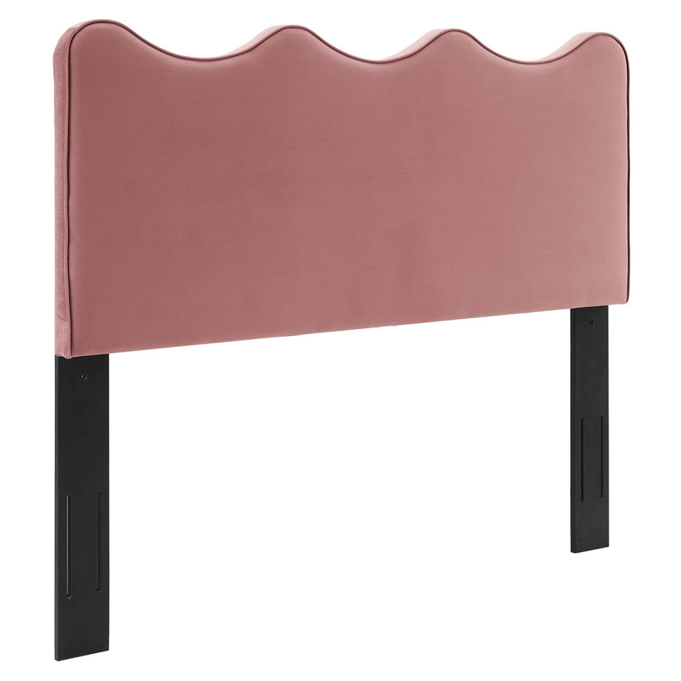 Current Performance Velvet Queen Platform Bed by Modway