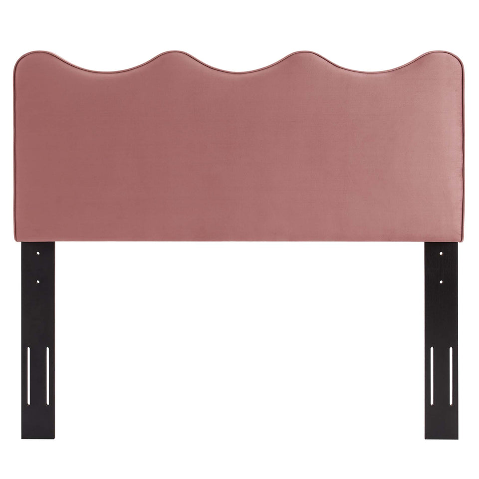 Current Performance Velvet Queen Platform Bed by Modway