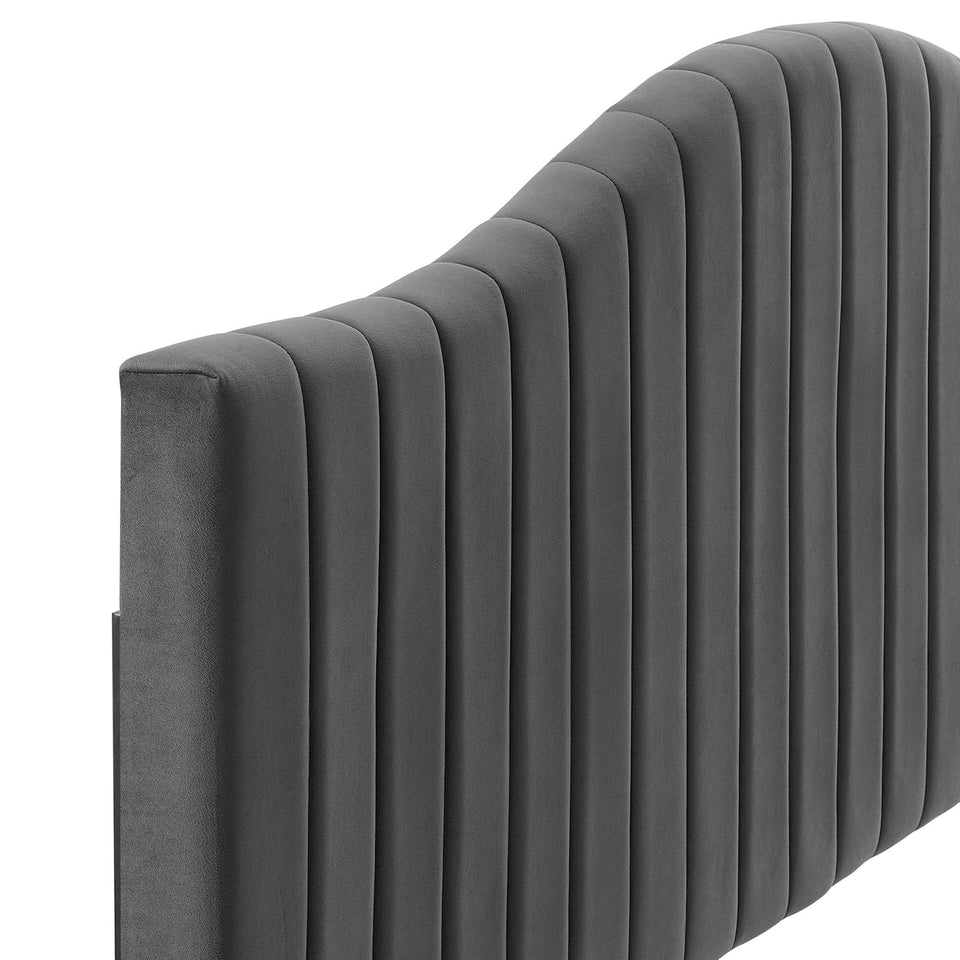 Brielle Channel Tufted Performance Velvet Headboard by Modway