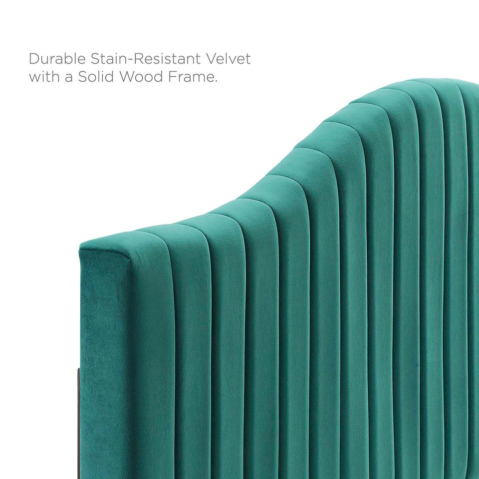 Brielle Channel Tufted Performance Velvet Headboard by Modway
