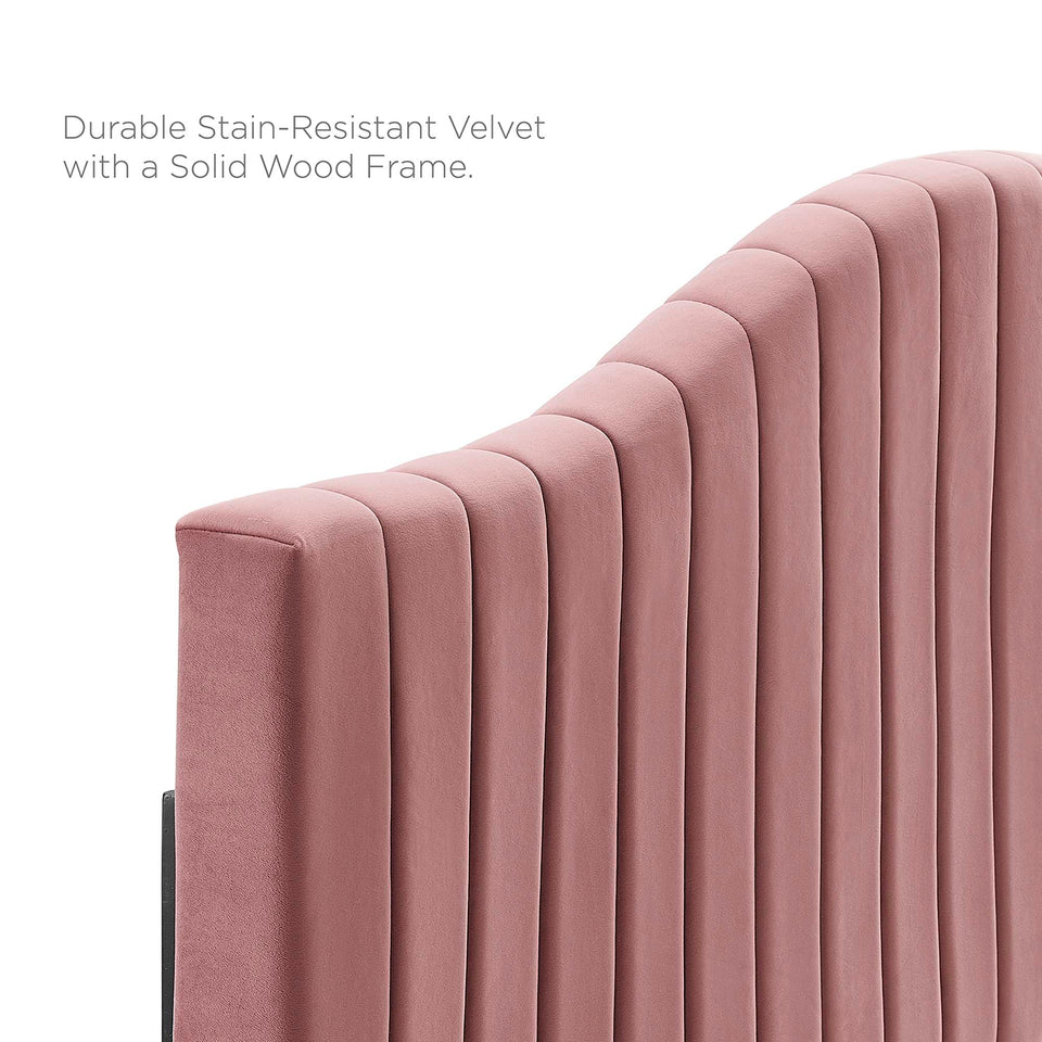 Brielle Channel Tufted Performance Velvet Headboard by Modway