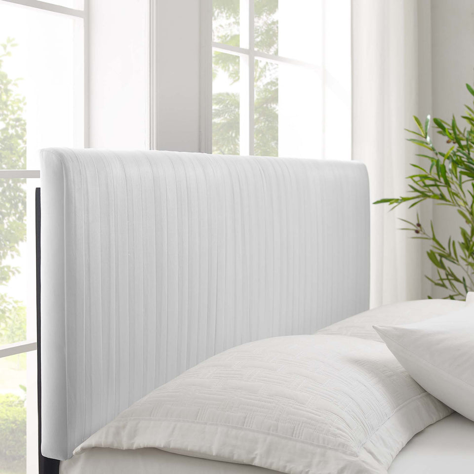 Peyton Performance Velvet Queen Platform Bed by Modway
