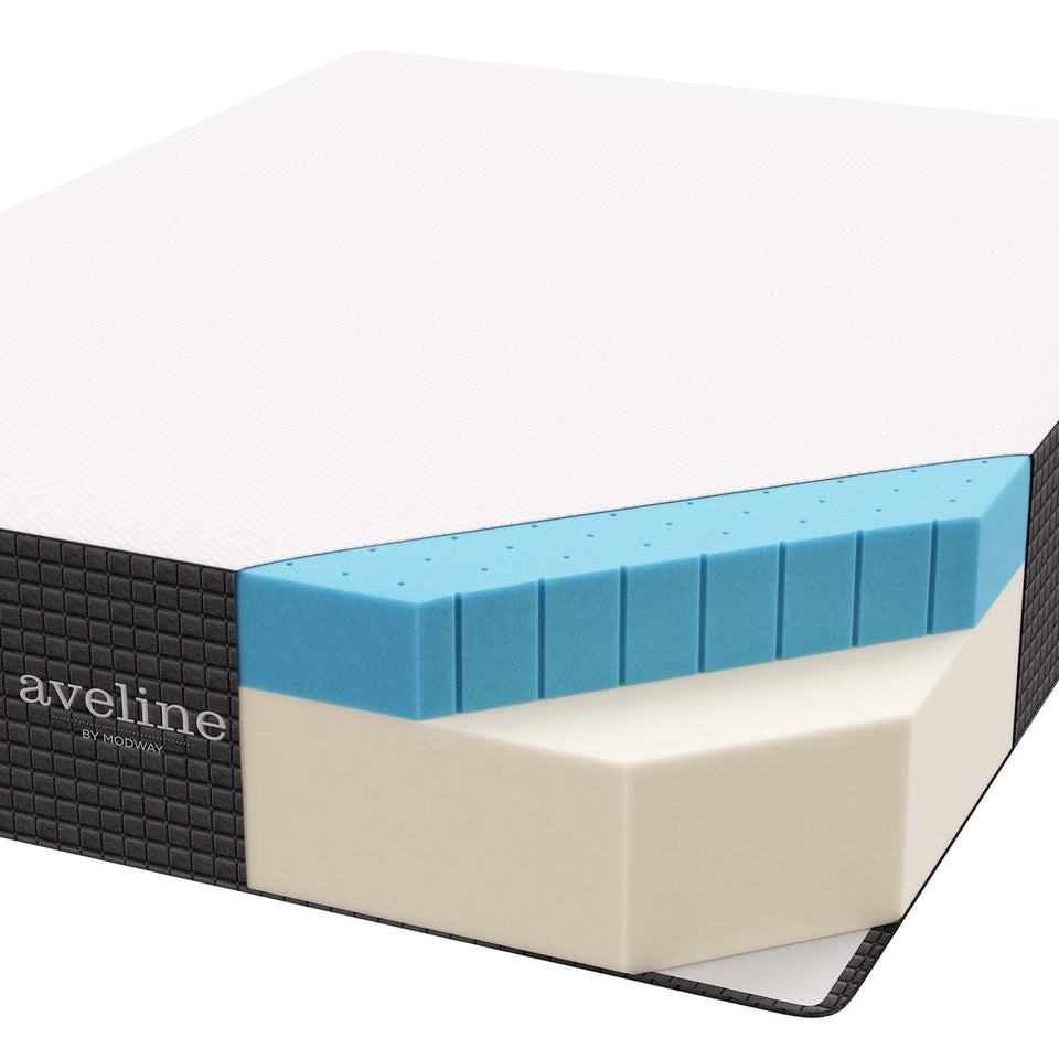 Aveline 14" Memory Foam Queen Mattress by Modway