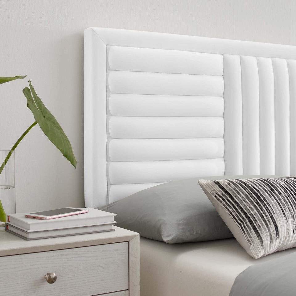 Believe Channel Tufted Performance Velvet King/California King Headboard by Modway