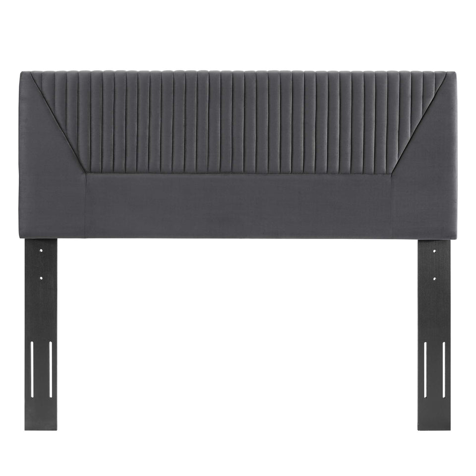 Patience Channel Tufted Performance Velvet Headboard by Modway