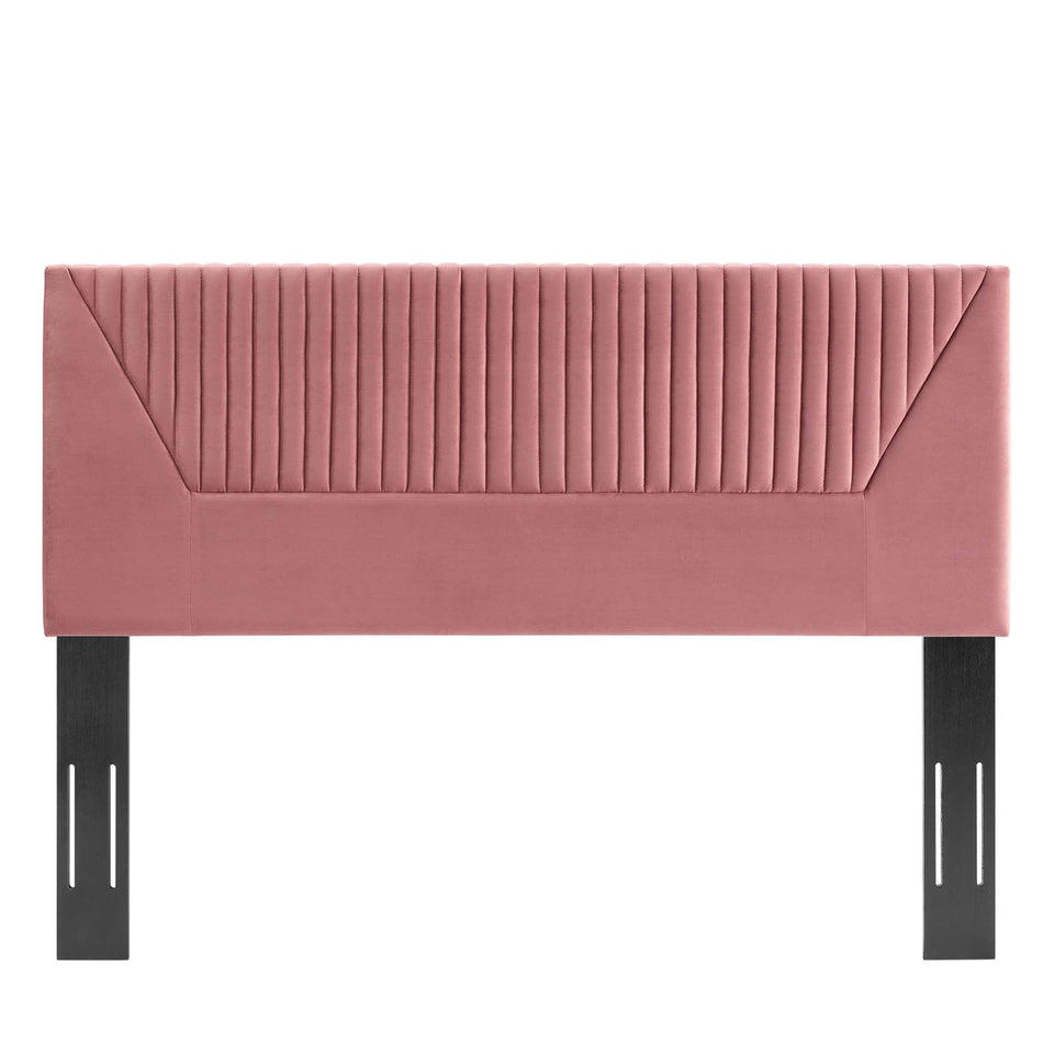 Patience Channel Tufted Performance Velvet Headboard by Modway