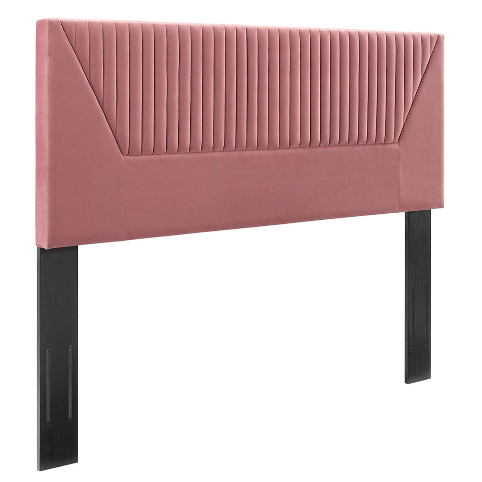 Patience Channel Tufted Performance Velvet Headboard by Modway