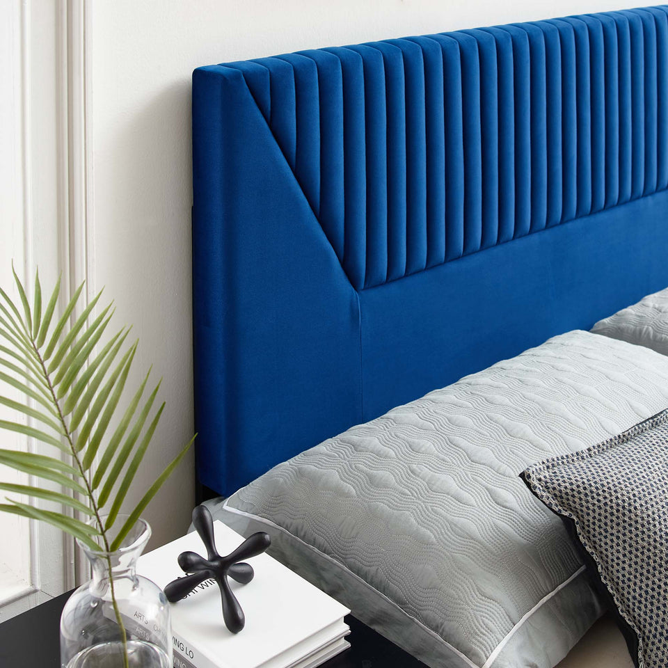 Patience Channel Tufted Performance Velvet Headboard by Modway