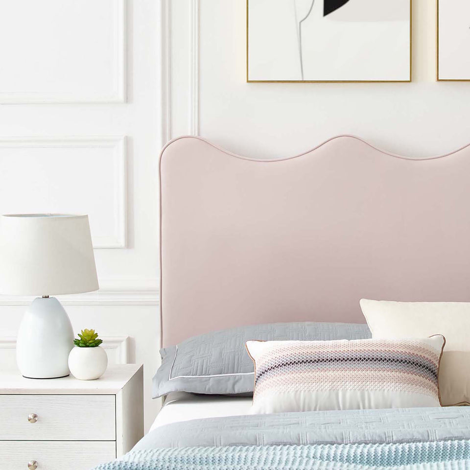 Current Performance Velvet Twin Platform Bed by Modway