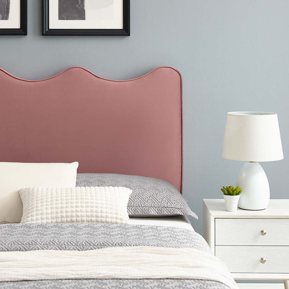 Current Performance Velvet Twin Platform Bed by Modway