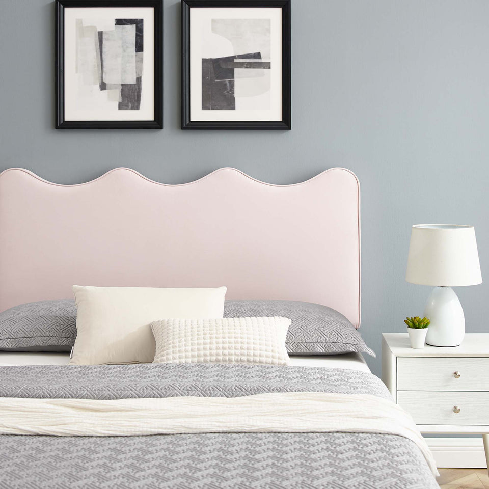 Current Performance Velvet Full Platform Bed by Modway