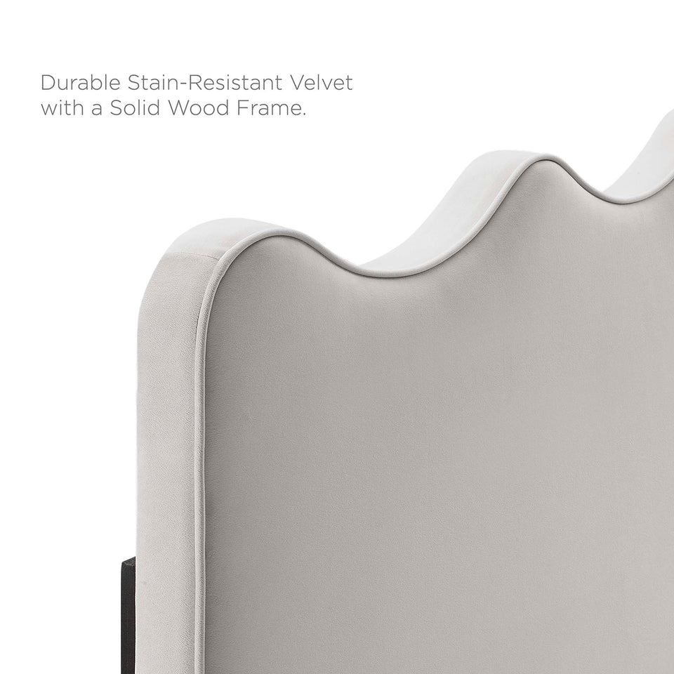 Current Performance Velvet Queen Platform Bed by Modway