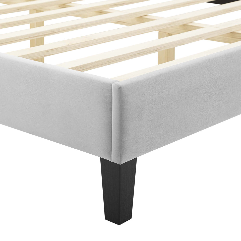 Amber Performance Velvet Twin Platform Bed by Modway