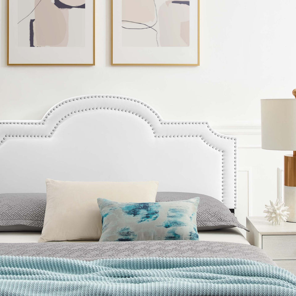 Aviana Performance Velvet Bed With Gold Legs by Modway