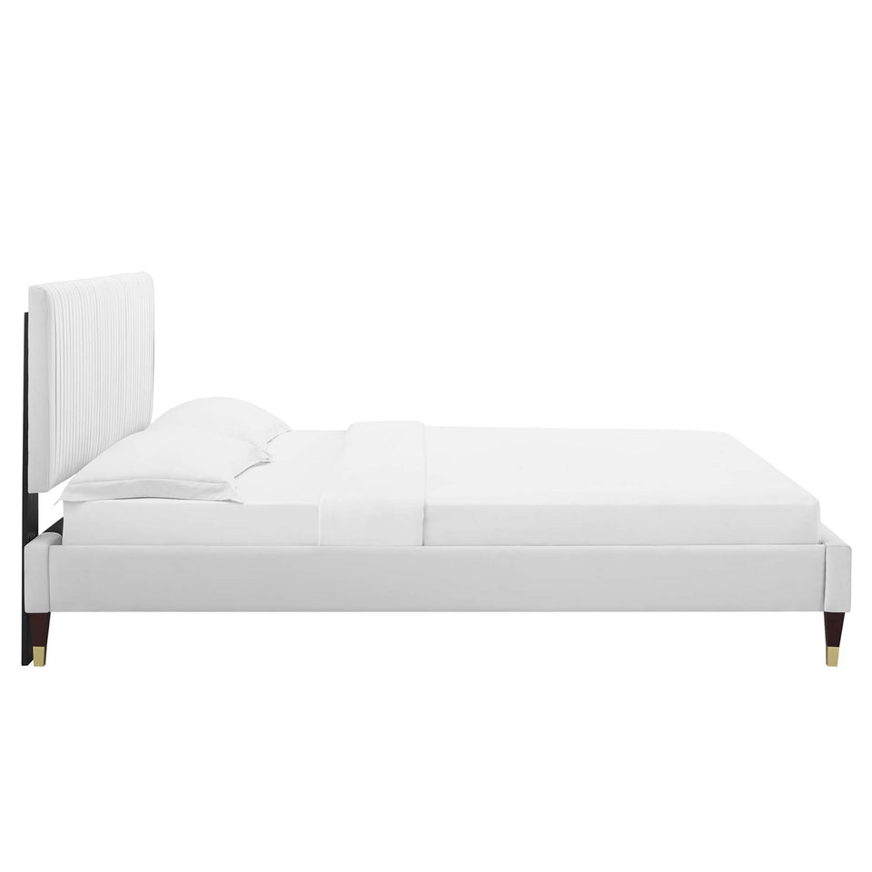 Peyton Performance Velvet Full Platform Bed by Modway
