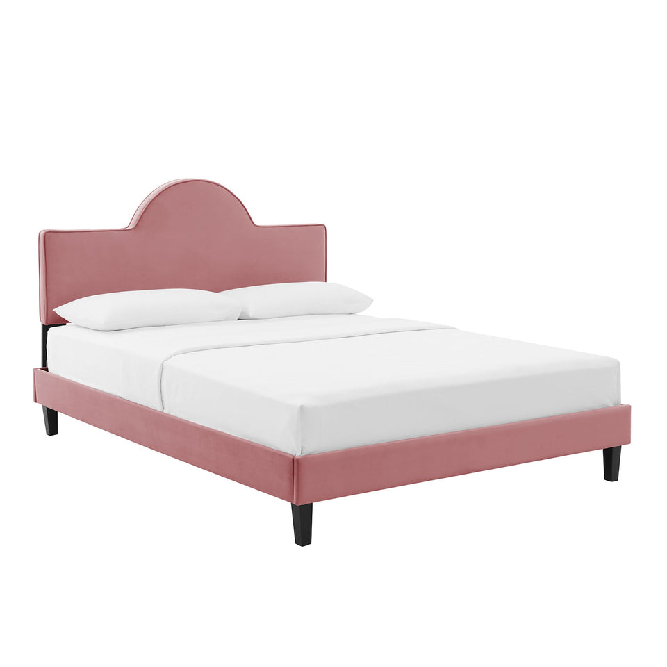 Soleil Performance Velvet Bed by Modway
