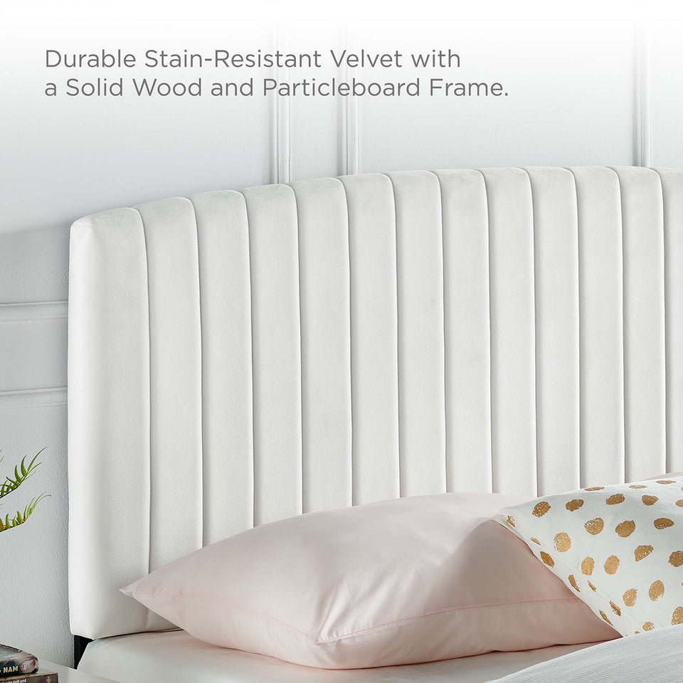 Alessi Performance Velvet Full Platform Bed by Modway