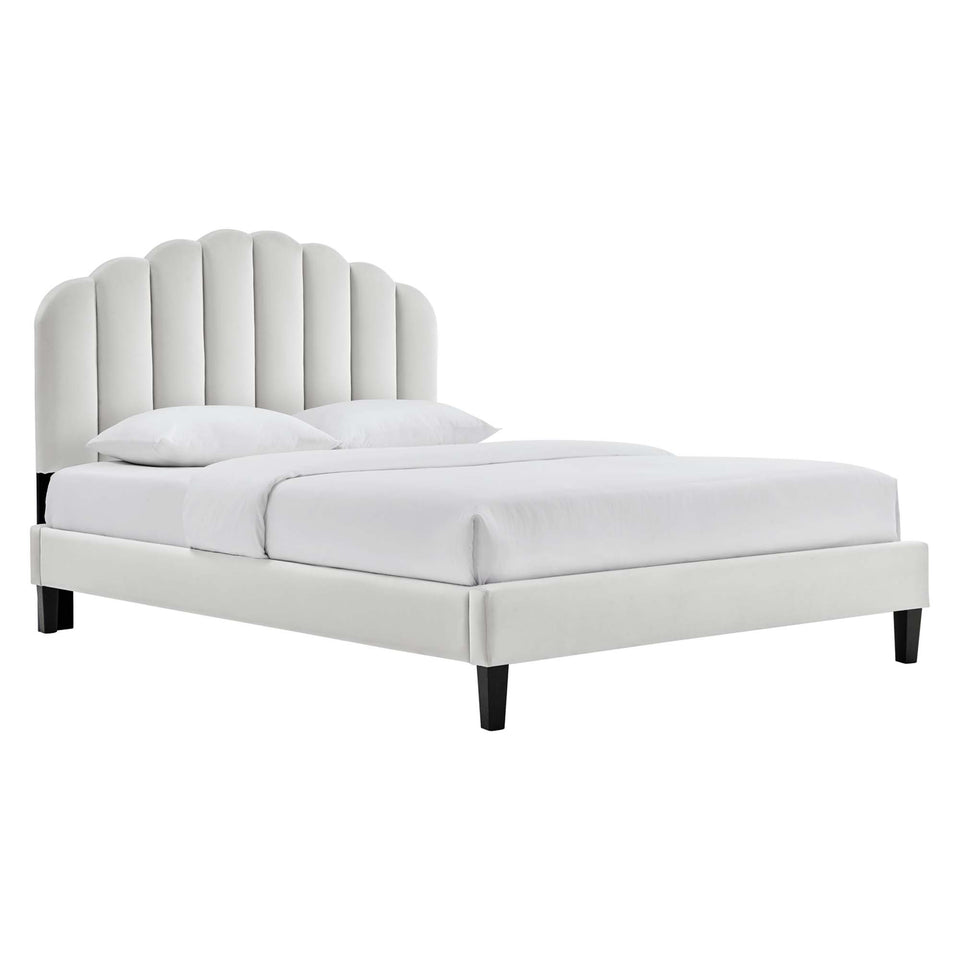 Daisy Performance Velvet Full Platform Bed by Modway