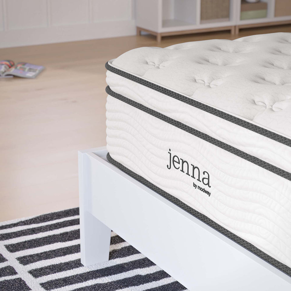 Jenna 12" Innerspring and Foam Twin Mattress by Modway