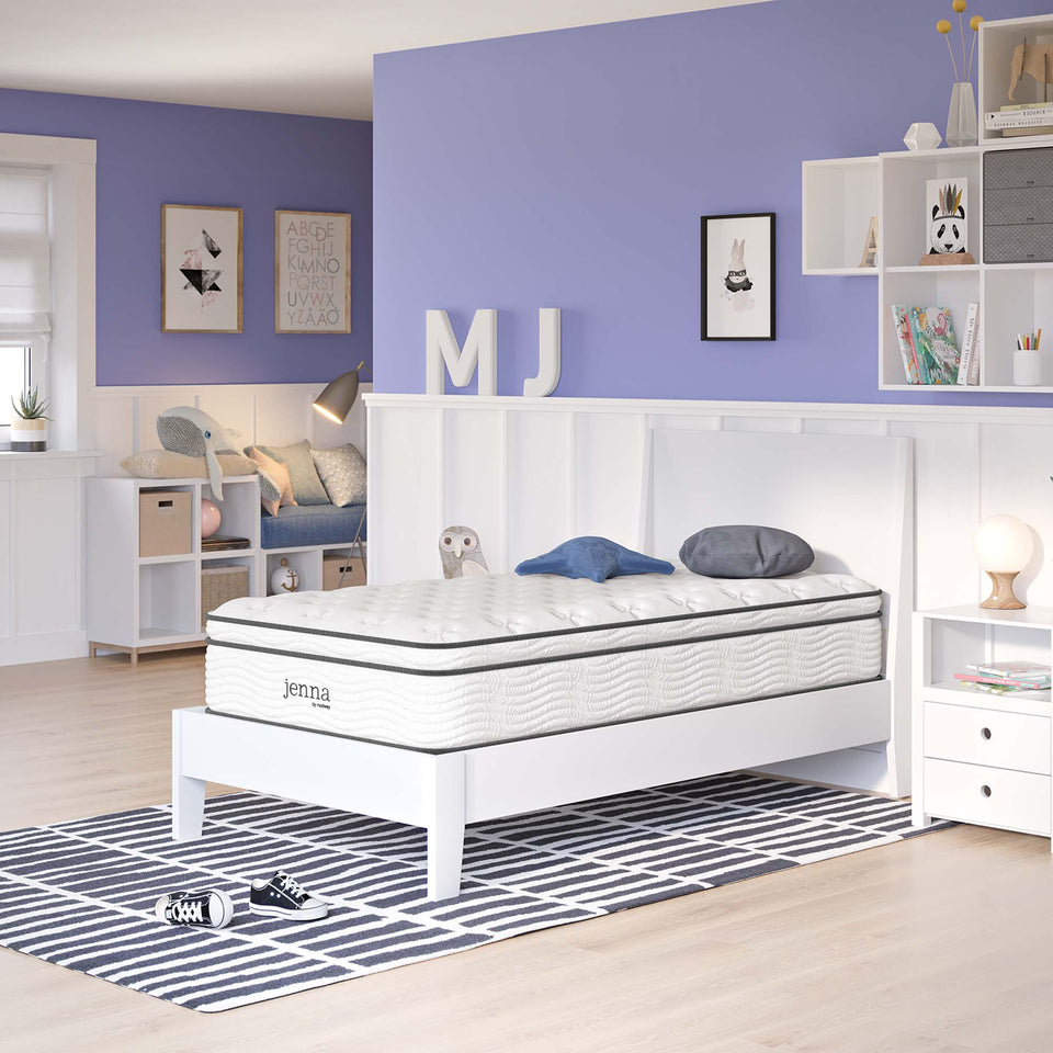 Jenna 12" Innerspring and Foam Twin Mattress by Modway