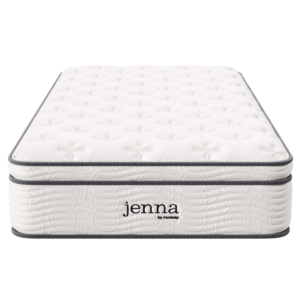 Jenna 12" Innerspring and Foam Twin Mattress by Modway