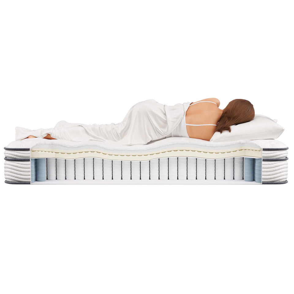 Jenna 12" Innerspring and Foam Twin Mattress by Modway