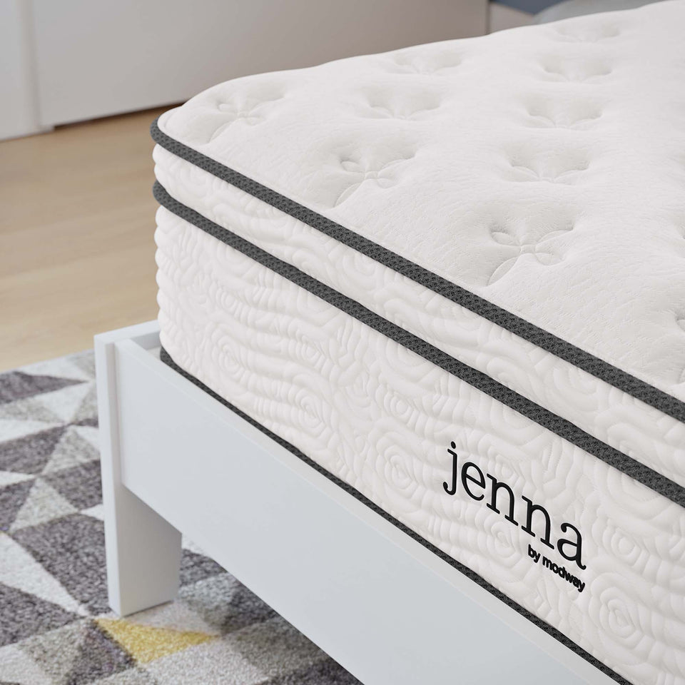 Jenna 12" Innerspring and Foam Full Mattress by Modway