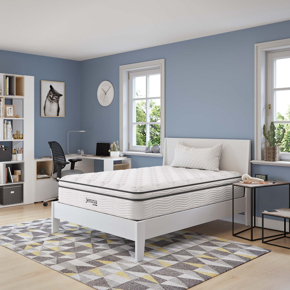 Jenna 12" Innerspring and Foam Full Mattress by Modway