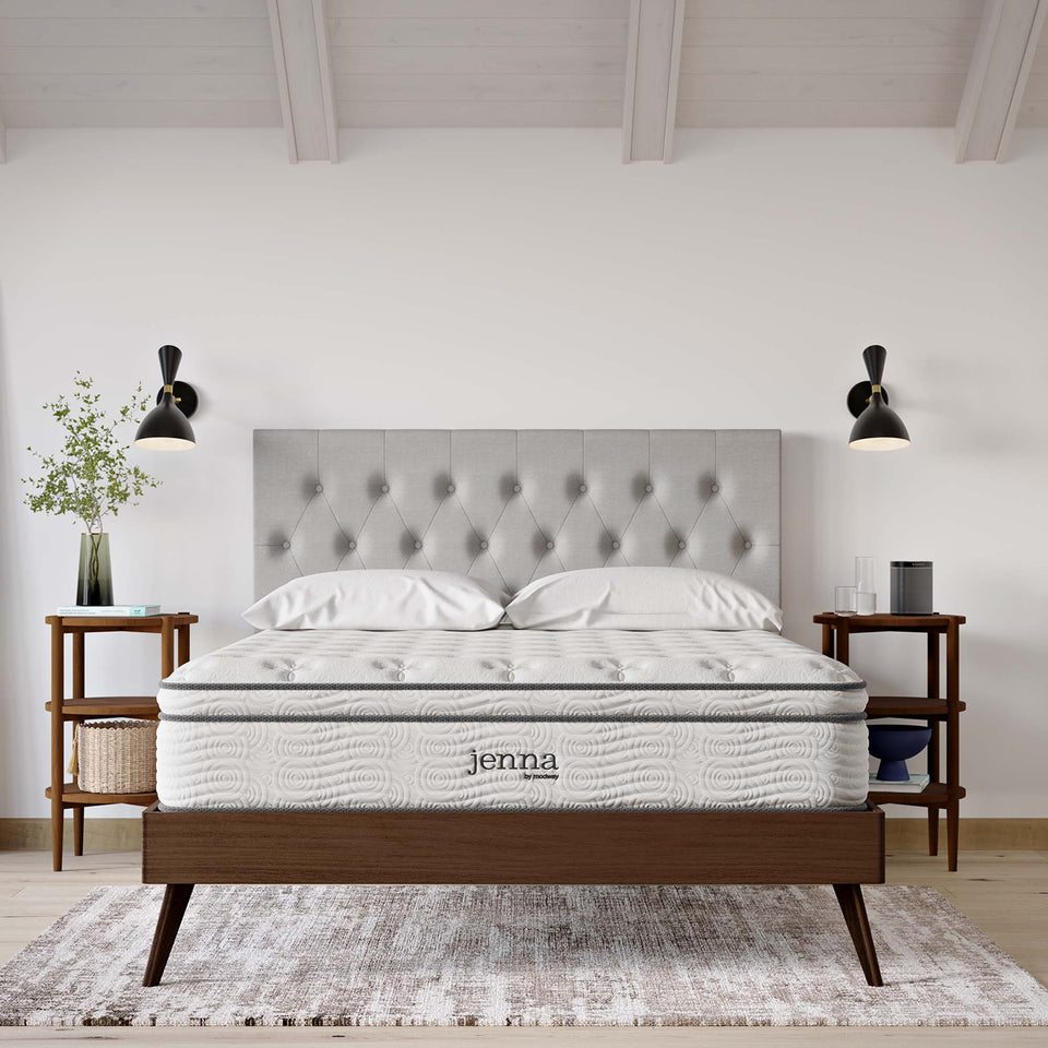 Jenna 12" Innerspring and Foam Queen Mattress by Modway