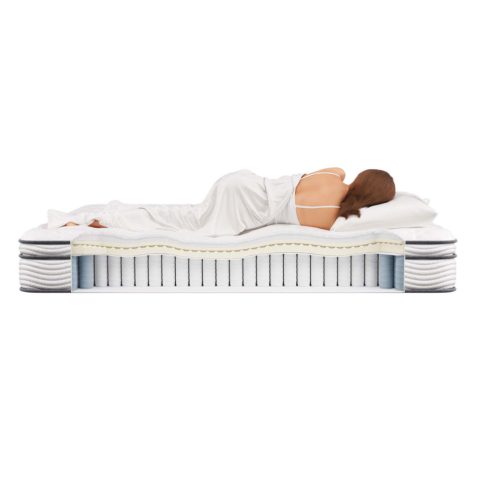Jenna 12" Innerspring and Foam King Mattress by Modway