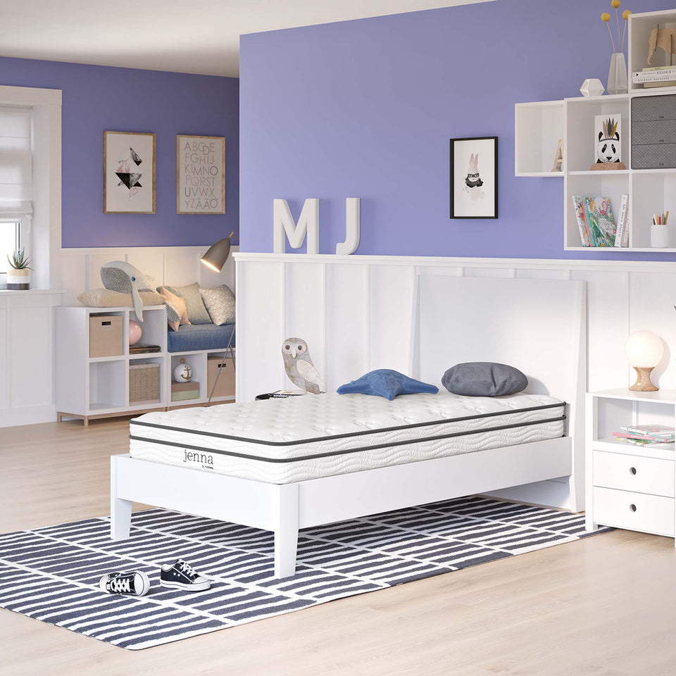 Jenna 6" Innerspring and Foam Narrow Twin Mattress by Modway
