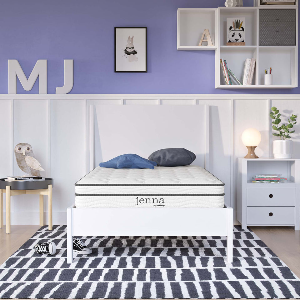 Jenna 6" Innerspring and Foam Twin Mattress by Modway