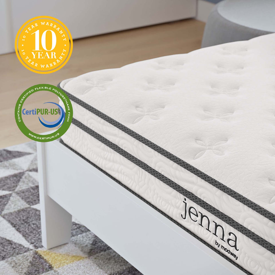 Jenna 6" Innerspring and Foam Full Mattress by Modway