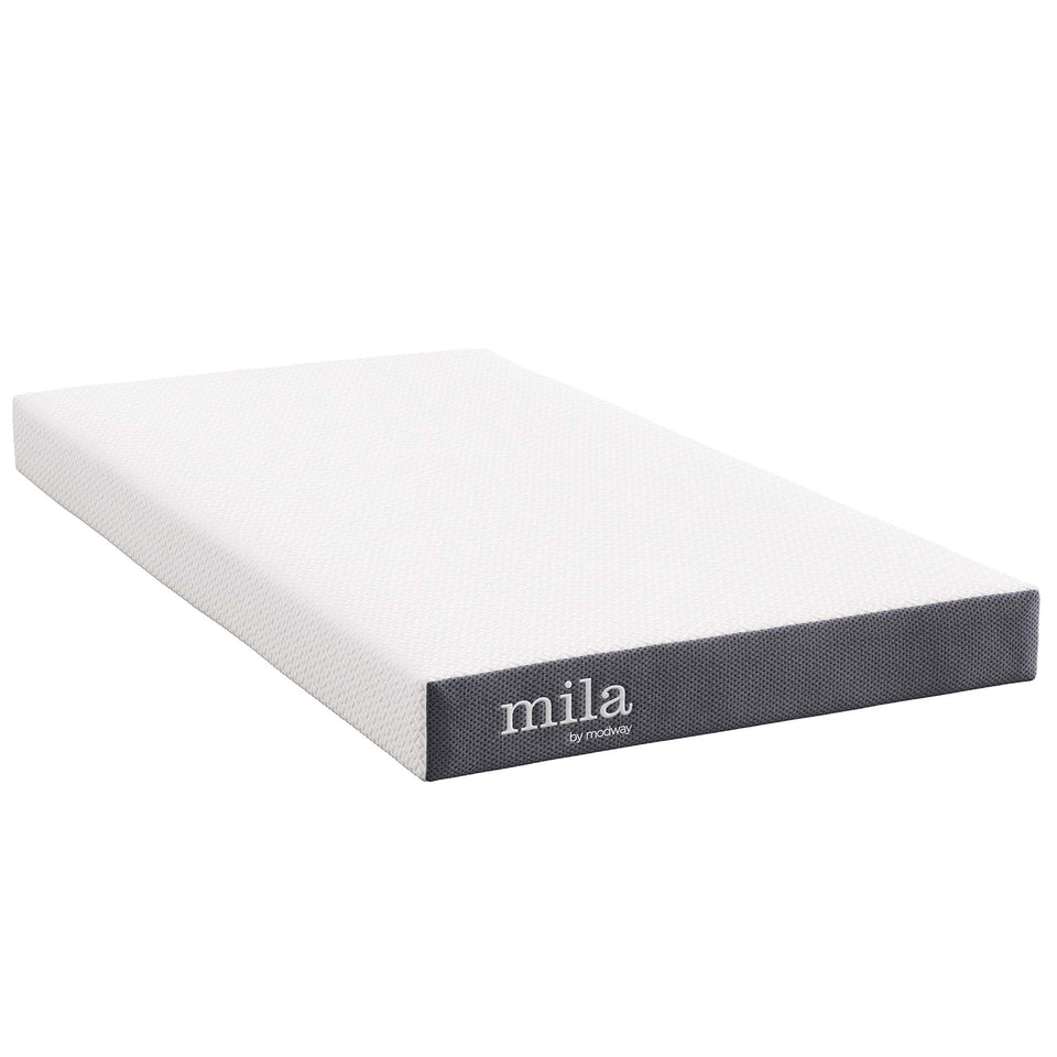 Mila 5" Narrow Twin Mattress by Modway