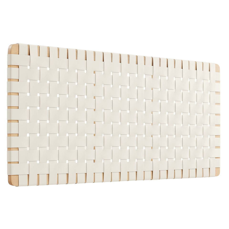 Sparta Weave Vegan Leather Full Headboard by Modway