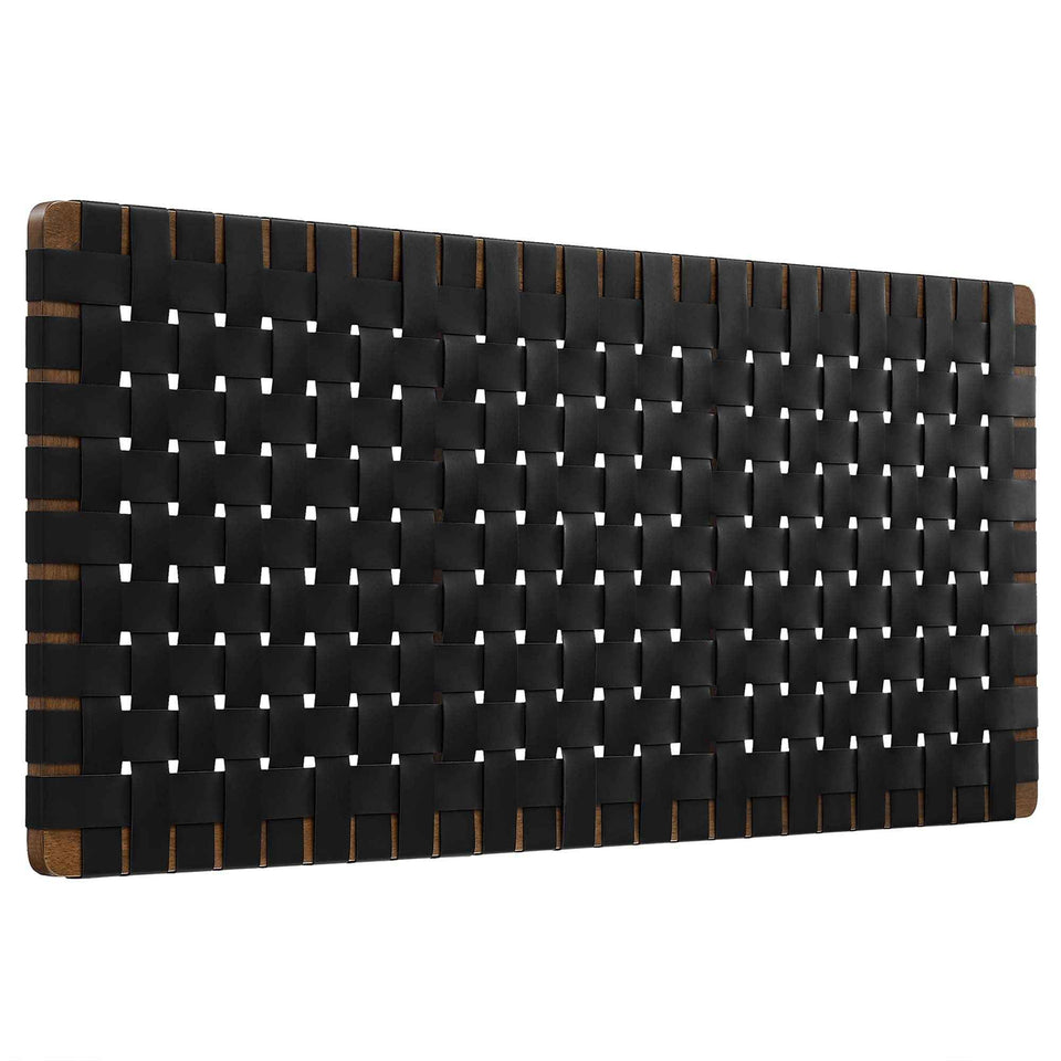 Sparta Weave Vegan Leather Full Headboard by Modway