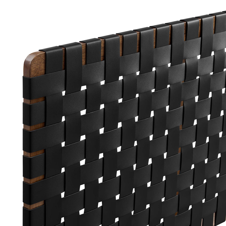Sparta Weave Vegan Leather Full Headboard by Modway