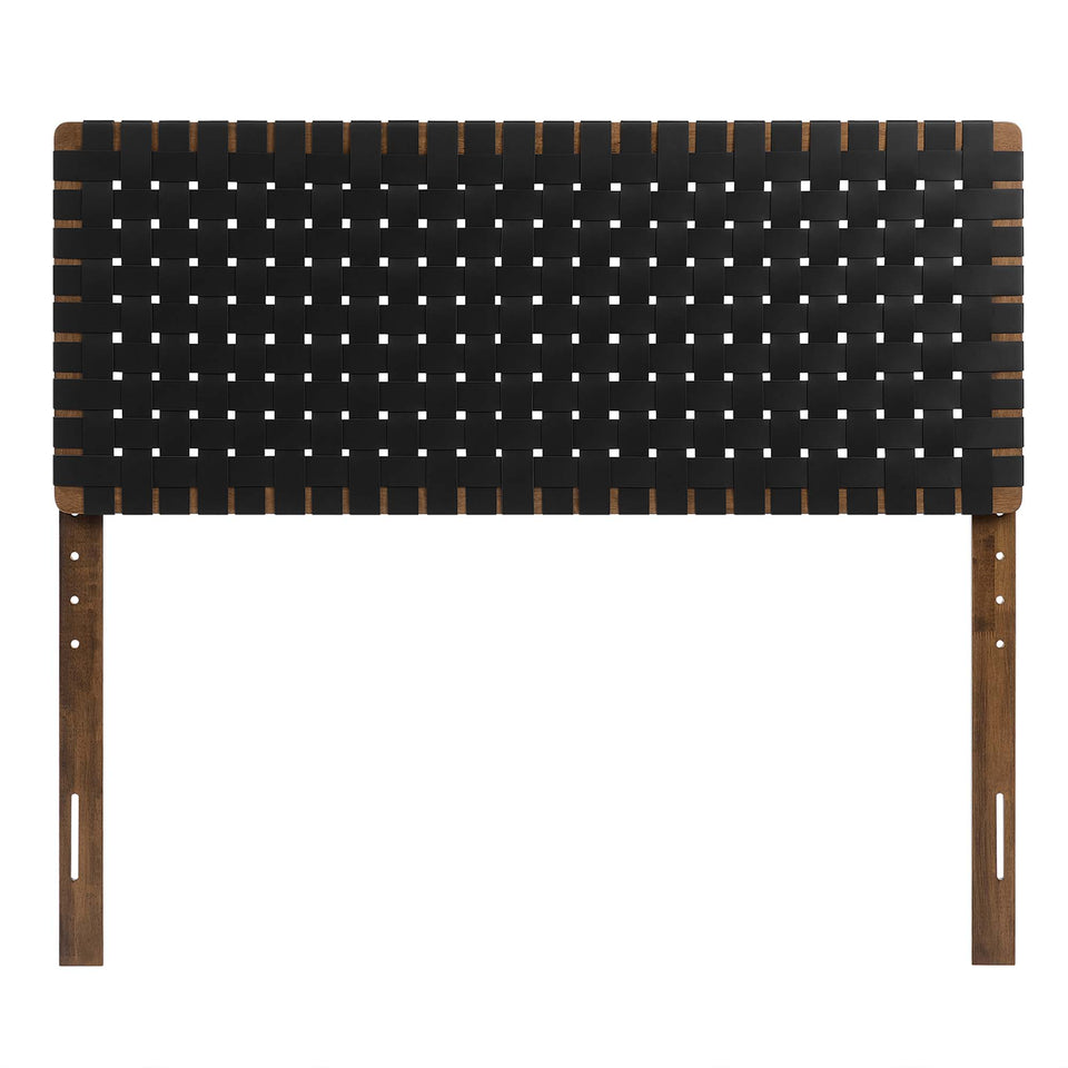 Sparta Weave Vegan Leather Full Headboard by Modway