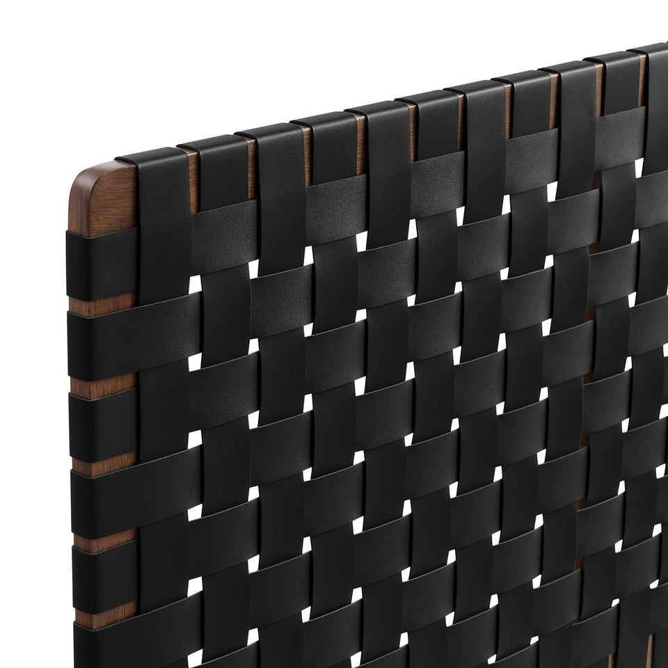 Sparta Weave Vegan Leather Queen Headboard by Modway