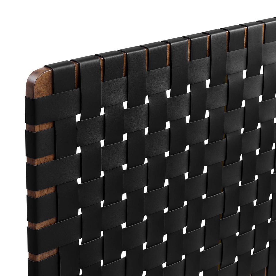 Sparta Weave Vegan Leather King Headboard by Modway