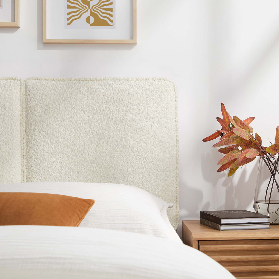 Lindee Boucle Fabric Twin Headboard by Modway