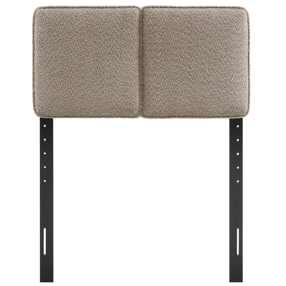 Lindee Boucle Fabric Twin Headboard by Modway